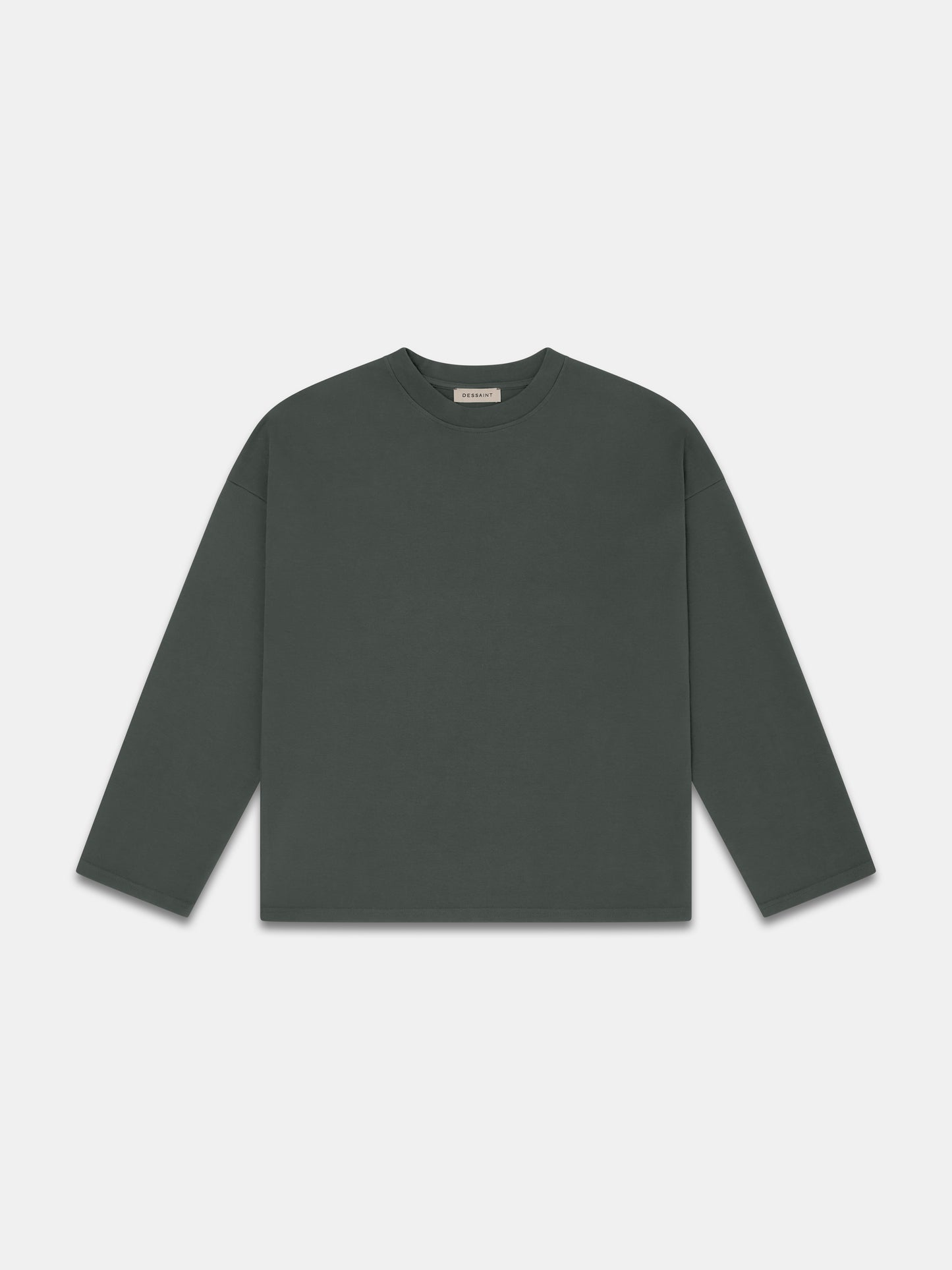 Pima Oversized Long Sleeve Tee