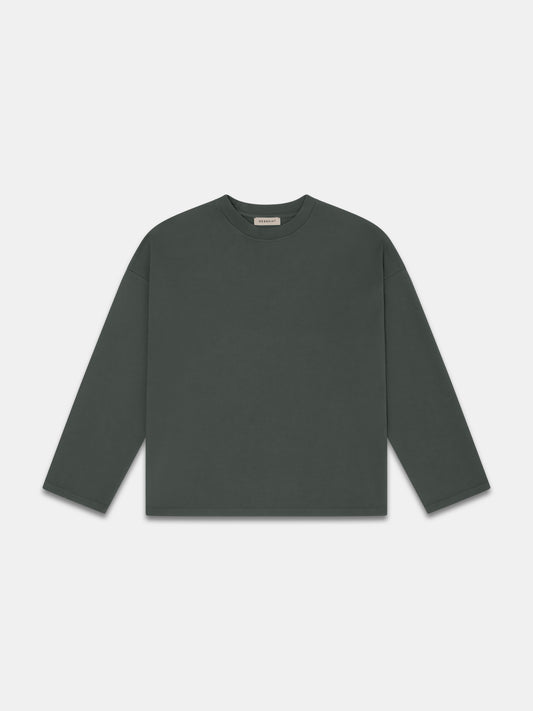 Pima Oversized Long Sleeve Tee