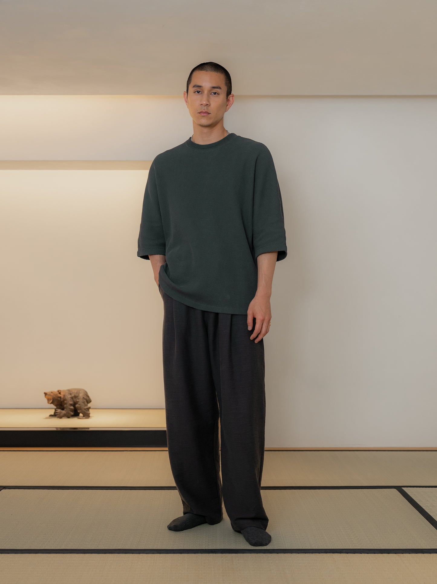 Pima Oversized Long Sleeve Tee