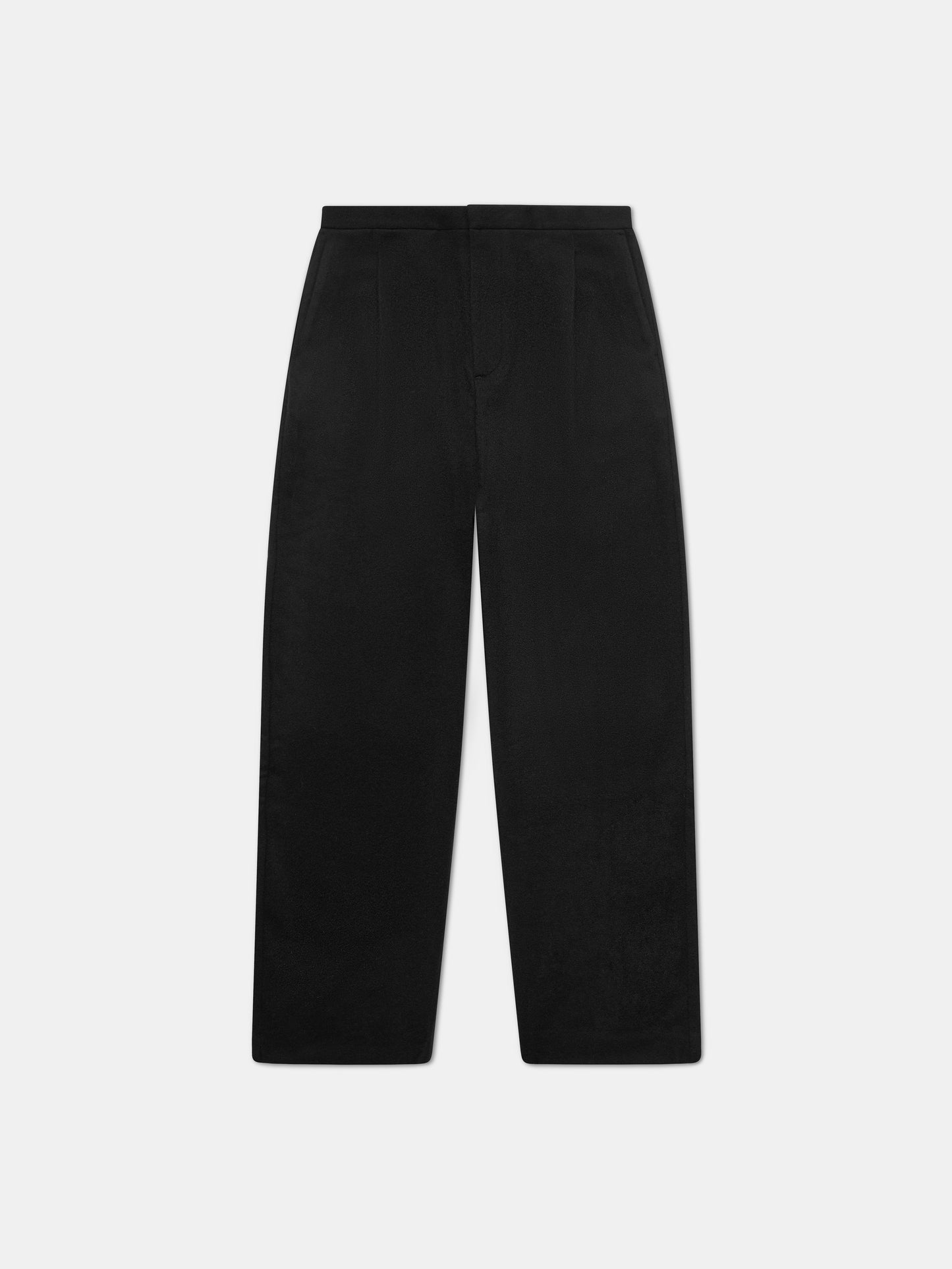 Wool-Cashmere Pleated Trousers