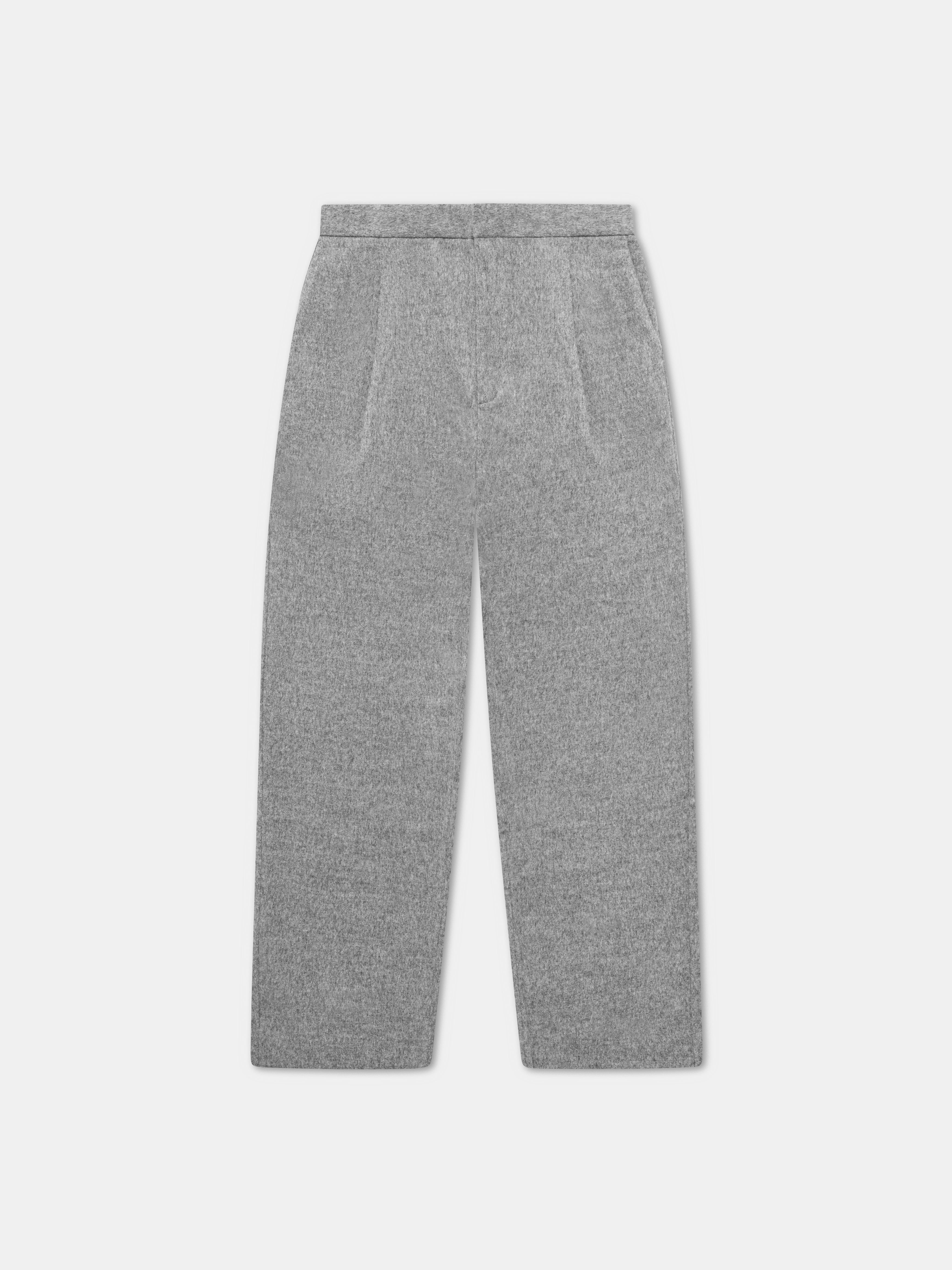 Wool-Cashmere Pleated Trousers – DESSAINT